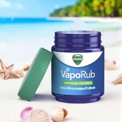 Dầu xoa ngực Vicks VapoRub Úc 50g - Giảm cảm cúm, giúp dễ thở cho người lớn và trẻ em, chất lượng cao từ tinh dầu thiên nhiên