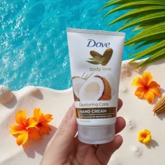 Kem Dưỡng Tay Dove Restoring Ritual 75ml - Giúp Da Mềm Mịn, Dưỡng Ẩm Với Dầu Dừa & Sữa Hạnh Nhân, Phù Hợp Mọi Loại Da