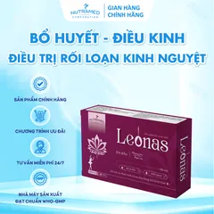 Viên uống Leonas hỗ trợ bổ huyết điều kinh giúp giảm rối loạn kinh nguyệt (30 viên) - Nutramed