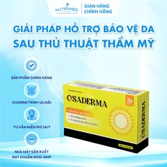Viên Uống Chống Nắng Osaderma Nutramed - Hỗ Trợ Bảo Vệ Da, Ngăn Ngừa Lão Hóa, 30 Viên Bổ Sung Vitamin Ghi Nhận Tia UV