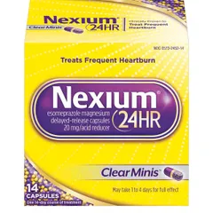 Viên uống hỗ trợ bảo tửNexium 24HR Clear Minis 14 viên – giảm trào ngược