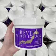 Kem Ủ Trắng Sữa Chua Nhật Bản Revita White Ex Pack 500g - Dưỡng Trắng Da Body Hiệu Quả, Giúp Da Mịn Màng và Đều Màu
