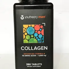Viên Collagen Youtheory Men’s 390 viên - Hỗ trợ trẻ hóa da và tóc, tăng cường sức khỏe xương khớp cho nam giới từ 18 tuổi trở lên