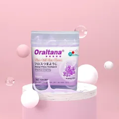 Tăm chỉ nha khoa Oraltana Hương Nho - Hộp 50 chiếc, Tiện dụng Vệ sinh Răng Miệng, Chỉ Dai, An Toàn cho Nướu