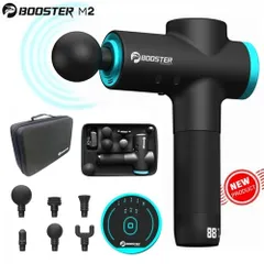 Máy massage cầm tay Booster M2-B - Phiên bản cao cấp 135W với công nghệ massage AI 3 chế độ, 6 đầu massage, hiệu quả giảm đau cơ