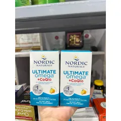 Viên Uống Dầu Cá Omega-3 và CoQ10 Nordic Naturals 60 Viên - Hỗ Trợ Tim Mạch Hiệu Quả, Sức Khỏe Tốt Hơn