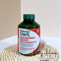 Viên Uống Bổ Khớp Nature's Own Glucosamine Sulfate & Chondroitin 200 Viên - Hỗ Trợ Giảm Đau Khớp, Cứng Khớp, Thoái Hoá Khớp nhẹ