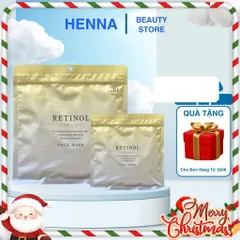 Mặt Nạ Retinol Nhật Bản 30 Miếng - Cấp Ẩm, Chống Lão Hóa, Làm Trắng Da, Dưỡng Da Căng Mịn, Phục Hồi Tổn Thương Da