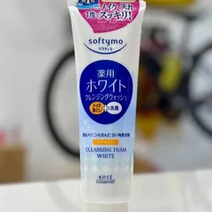 Sữa Rửa Mặt Kose Softymo Cleansing Foam White 190g - Làm Sạch Dịu Nhẹ, Hỗ Trợ Sáng Da cho Mọi Loại Da