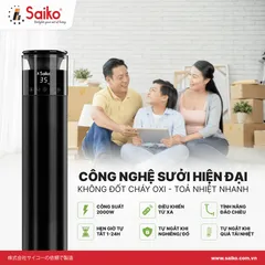 Máy Sưởi Gốm Tạo Ẩm Saiko CH-2011DH 2000W - Thiết Bị Sưởi Ấm An Toàn, Tiện Lợi, Đảm Bảo Độ Ẩm Cho Mùa Đông Lạnh