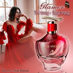 Nước Hoa Nữ Charme Glamor 80ml - Hương Ngọt Ngào Quyến Rũ từ Hoa Cỏ và Trái Cây - Tặng Phụ Nữ Yêu Thích Thông Điệp Nữ Tính