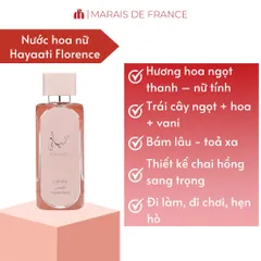 Nước Hoa Nữ Lattafa Hayaati Florence EDP 100ml - Hương Hoa Ngọt Thanh, Sang Trọng, Dễ Dùng Hàng Ngày
