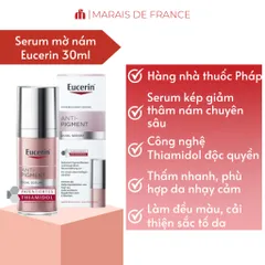 Serum Eucerin Anti-Pigment Dual 30ml - Tinh Chất Mờ Thâm Nám, Cấp Ẩm Rạng Rỡ, Dưỡng Sáng Da 2 Trong 1
