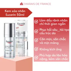 Tinh Chất Dưỡng Da Eucerin Hyaluron-Filler Epigenetic Serum 30ml - Giúp Da Căng Mịn, Dưỡng Ẩm Sâu, Thích Hợp Mọi Loại Da