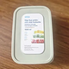 Hộp Đựng Thực Phẩm Nhựa PP InoChi Hokkaido 1500ml - Kháng Khuẩn, Chịu Nhiệt - Dùng Trong Lò Vi Sóng, An Toàn Cho Thực Phẩm