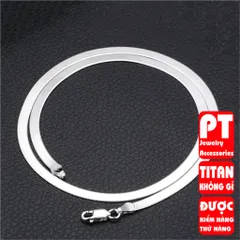 Dây Chuyền Nam Titan Cao Cấp - Thiết Kế Sang Trọng Thép Không Gỉ, Phong Cách Mạnh Mẽ, Quà Tặng Ý Nghĩa cho Đấng Mày Râu