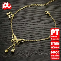 Lắc Chân Nữ Titan Cao Cấp - Phụ Kiện Thời Trang Thanh Lịch Không Gỉ, An Toàn Cho Da - Quà Tặng Ý Nghĩa Cho Dịp Đặc Biệt
