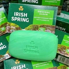 Lốc 3 cục Xà Bông Irish Spring 113g - Sạch Mát Lâu Dài, Chăm Sóc Da Từ Thiên Nhiên, Mùi Hương Tươi Mát, Phù Hợp Mọi Loại Da