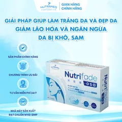 Viên Uống Nutrifade OSA - Hỗ Trợ Làm Chậm Quá Trình Lão Hóa Da, Cải Thiện Da Khô Sạm, Làm Trắng Da (30 Viên) - Nutramed