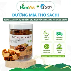 Đường Mía Thô Sachi 100% Tự Nhiên - Giàu Vitamin, Khoáng Chất, Không Hóa Chất, Nguyên Liệu Nấu Ăn Sạch, An Toàn Sức Khỏe