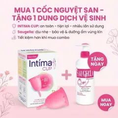 Cốc nguyệt san Intima Cup - Silicone Cao Cấp An Toàn, Tái Sử Dụng, Không Dị Ứng - Hỗ Trợ Tư Vấn Size Phù Hợp