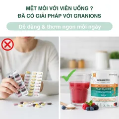 Granions Chondrosteo Articulations Marin 280g - Bột Uống Dinh Dưỡng Hỗ Trợ Xương Khớp Với Hương Vị Trái Cây Ngon Miệng