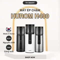 Máy Ép Chậm Trái Cây Rau Củ HUROM H400 Made In Korea - Công Nghệ Ép Nguyên Quả Giữ Chất - Thương Hiệu Cao Cấp Hàn Quốc
