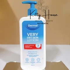 Kem Dưỡng Ẩm Dermal Very Dry Skin Lotion 500ml - Khóa ẩm 24 giờ, Dưỡng ẩm chuyên sâu cho da khô và nứt nẻ