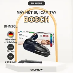 Máy Hút Bụi Cầm Tay Không Dây BOSCH BHN20L Màu Xanh Đen - Tiện Lợi, Pin Sạc, Công Nghệ AirFlow, Sạch Bụi Nhanh Chóng Cho Nhà Cửa Và Xe Hơi