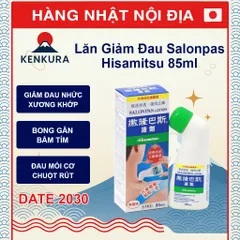 Dầu Xoa Bóp Xương Khớp Salonpas Hisamitsu Nhật Bản 85ml – Giảm Đau, Thư Giãn Cơ Bắp, Sản Phẩm Chăm Sóc Hàng Ngày