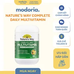 Viên Uống Tổng Hợp Vitamin và Khoáng Chất Nature’s Way Complete Daily Multivitamin - 200 Viên - Bổ Sung Dinh Dưỡng Hằng Ngày từ Úc