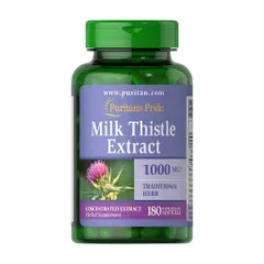 Viên uống Thải Độc Gan Milk Thistle Extract 1000mg 180 Viên - Hỗ trợ sức khỏe gan hiệu quả từ Puritan's Pride