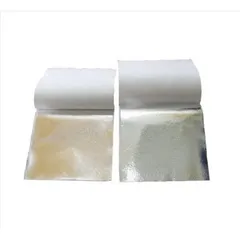 Bộ Combo Dát Bạc Gốc PU - Keo 24K, 100 Lá Bạc & Dụng Cụ Vệ Sinh Cho Gỗ, Kim Loại, Nhựa - Tạo Bóng Đẹp Hoàn Hảo
