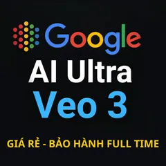 Tài Khoản VEO 3 Ultra 5K Credit - 88k VND  - Làm Video Không Giới Hạn, Nâng chính chủ gửi mail cá nhân - Bảo hành 30 ngày