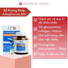 Viên Uống Chăm Sóc Xương Khớp Arkopharma Chondro-Aid Arkoflex Fort 60 Viên - Hỗ Trợ Duy Trì Sự Dẻo Dai Hệ Vận Động Từ Pháp