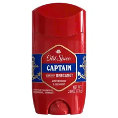 Lăn Khử Mùi Old Spice Captain Bravery & Bergamot 73g - Hương Cam Bergamot Tươi Mát Cho Phái Mạnh, Khử Mùi Hiệu Quả, Tự Tin Suốt Ngày