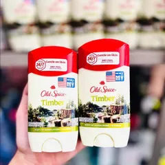 Sáp Lăn Khử Mùi Old Spice Timber 73g - Hương Gỗ Tuyết Tùng Nam Tính, Đem Lại Sự Tự Tin Suốt Ngày