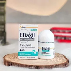 Lăn khử mùi Etiaxil màu xanh 15ml - Kiểm soát mùi hiệu quả cho da dầu, sản phẩm nhập khẩu từ Pháp