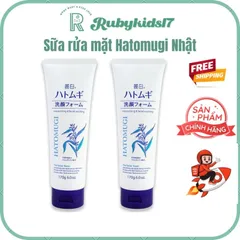 Sữa Rửa Mặt Trắng Da Hatomugi 170ml - Chiết Xuất Ý Dĩ, Làm Sạch, Ngăn Ngừa Mụn, Dưỡng Ẩm Cho Da Mềm Mại, Nội Địa Nhật Bản