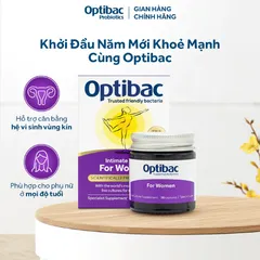 [Che Tên][Mẫu mới][Chính Hãng] Men Vi Sinh Optibac For Women Bổ Sung Lợi Khuẩn, Chăm Sóc Vùng Kín