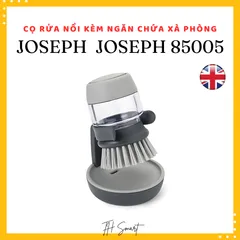 Dụng Cụ Cọ Rửa Xoong Nồi JOSEPH JOSEPH 85005 - Thiết Kế Thông Minh Kèm Ngăn Chứa Xà Phòng, Tiện Lợi & Vệ Sinh Cho Nhà Bếp