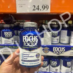 Viên Uống Bổ Não Focus Factor - Tăng Cường Trí Nhớ & Khả Năng Tập Trung - Sản phẩm 180 Viên Mỹ, Giải Pháp Tối Ưu Cho Não Bộ