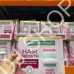 Viên Uống Biotin Hỗ Trợ Tóc - Nature's Bounty Hair Growth 90 Viên - Tăng cường sức khỏe tóc, ngăn rụng tóc hiệu quả