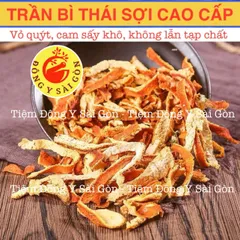 Trần Bì Thái Sợi 100gram - Thực Phẩm Khô Hỗ Trợ Tiêu Hóa, Giúp Giảm Đầy Bụng và Đau Họng, Nguyên Chất, Mới Nhất 2023