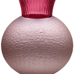 Lọ hoa IVV Ophelia Fuchsia 25cm - Đồ trang trí tiệc tinh tế, hoàn hảo cho bàn khách, văn phòng và làm quà tặng.