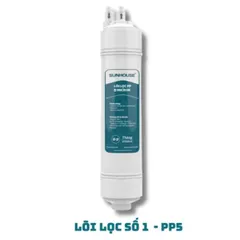 Lõi Đúc số 1 SUNHOUSE 5 Micron - Thay thế máy lọc nước - Lọc cặn bẩn hiệu quả, an toàn cho sức khỏe