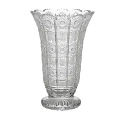 Lọ Hoa Pha Lê Chân Đế Bohemia M57 30,5cm - Đồ Trang Trí Tiệc Sang Trọng, Kiểu Dáng Châu Âu, Đường Nét Hoa Văn Tinh Xảo