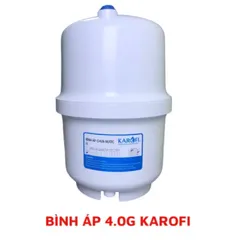 Bình Áp Nhựa KAROFI 4G 10L - Dành cho máy lọc nước RO Chất Lượng Cao, Siêu Bền, Chính Hãng
