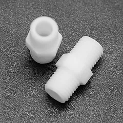 Bộ 2 cái nối thẳng 2 đầu ren ngoài 13x13 - Dụng cụ nối cốc lọc nước cao cấp, nhựa chất lượng trắng