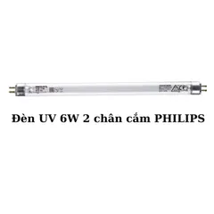 Bóng Đèn UV Diệt Khuẩn Philips 6W Karofi - Loại 2 Đầu 2 Chân, Hàng Chính Hãng, Tuổi Thọ 10.000h, Hiệu Quả Diệt Khuẩn 99,99%